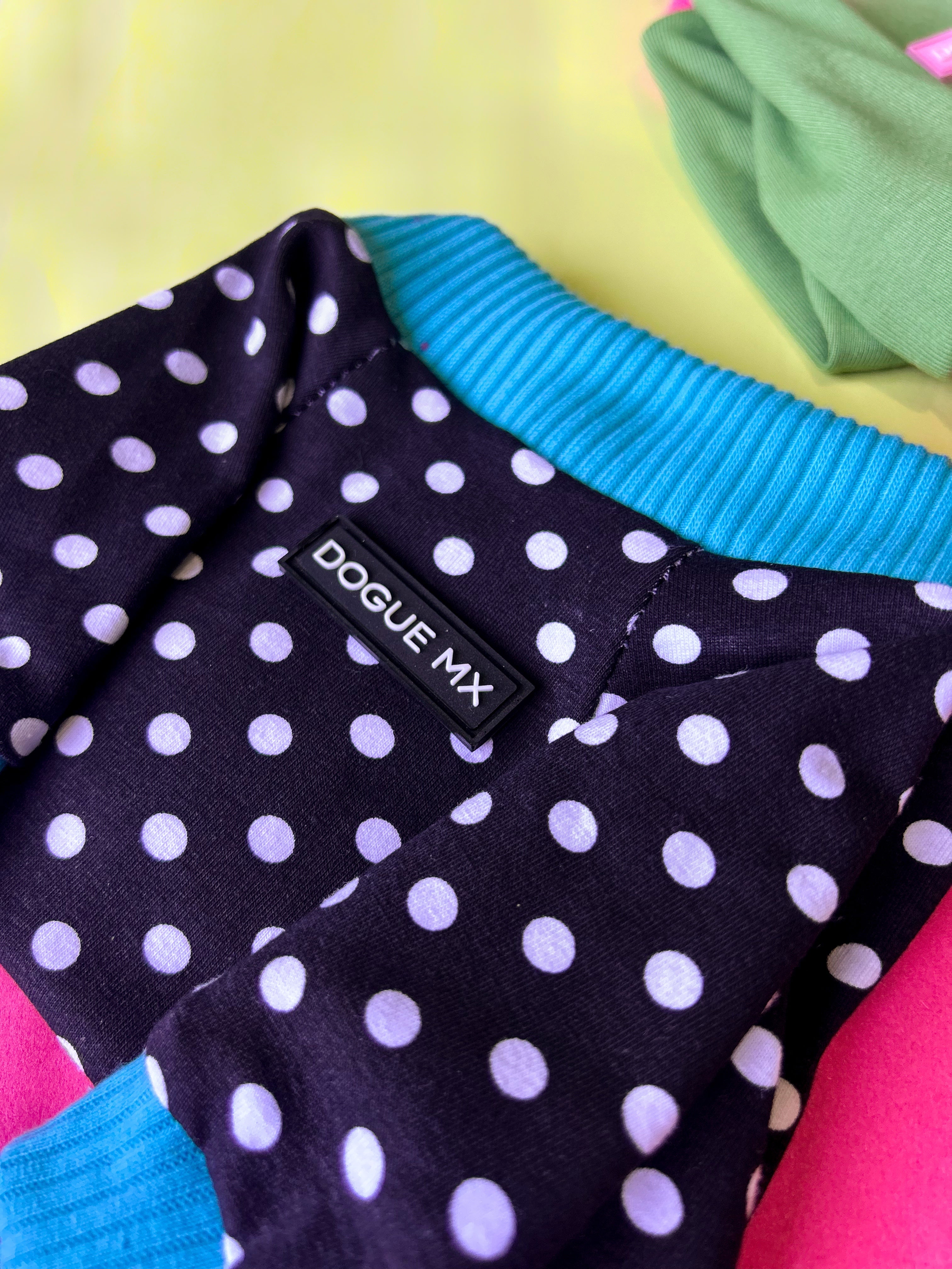 PLAYERA | POLKA DOTS BLUE