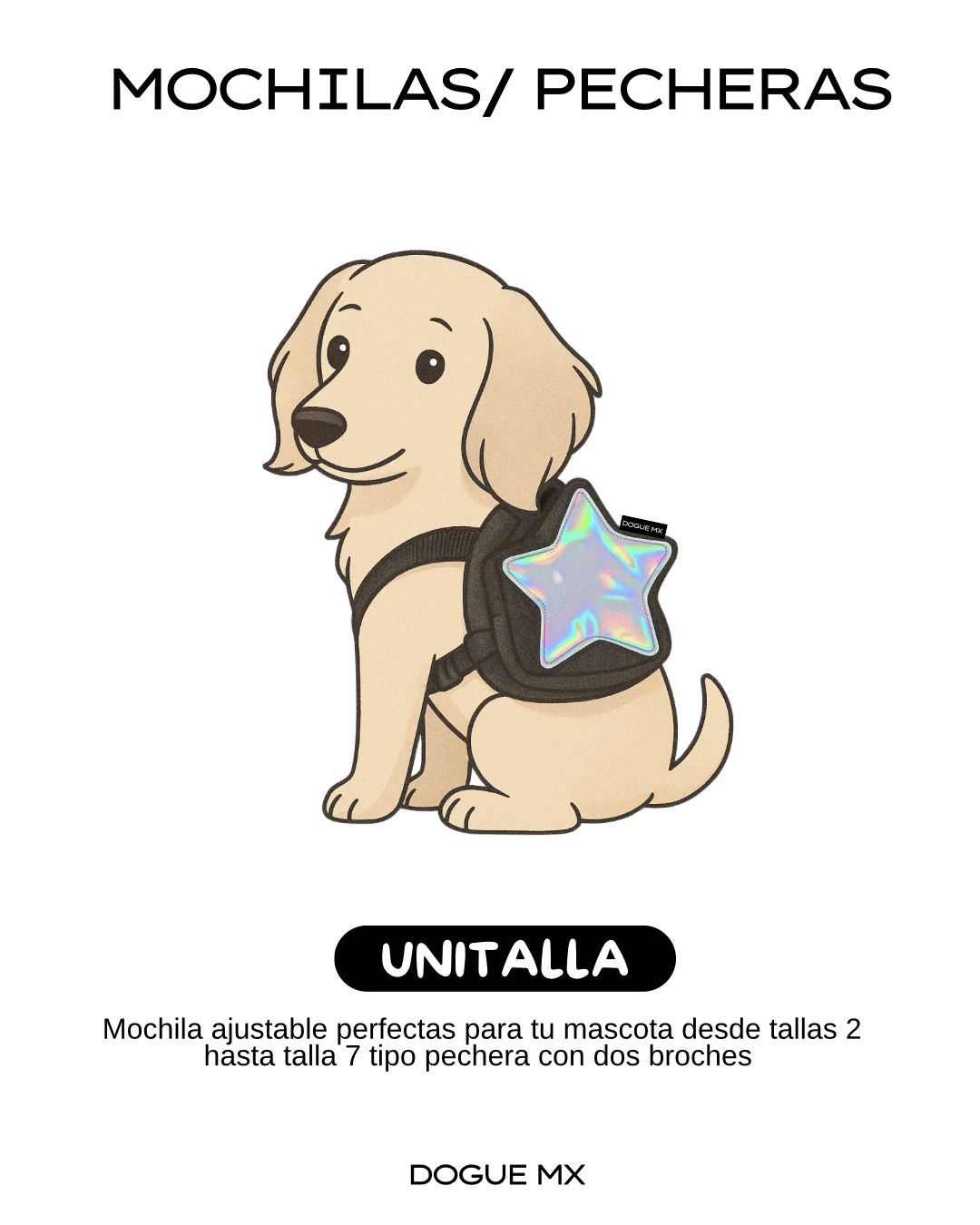 MOCHILA PECHERA | CORAZÓN